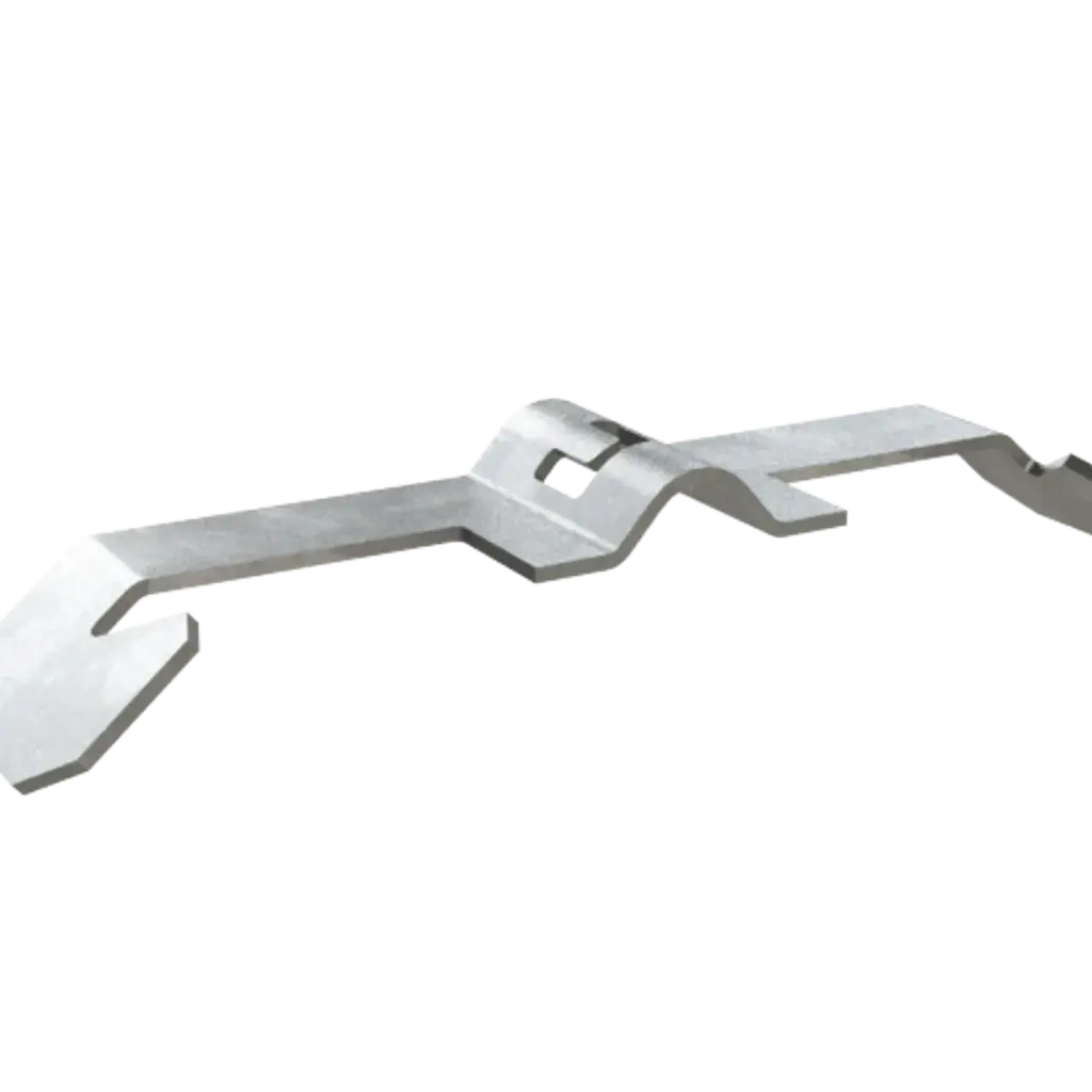 Clip de fijación para canal simple