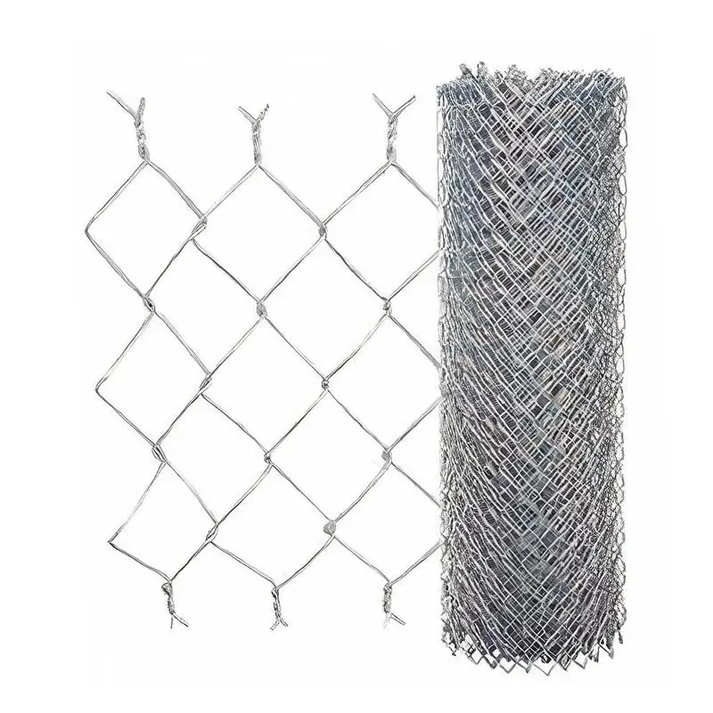 Malla ciclónica 2x2", calibre 12, 1.2 m x 25 m, terminación EE (Entorchado/Entorchado)