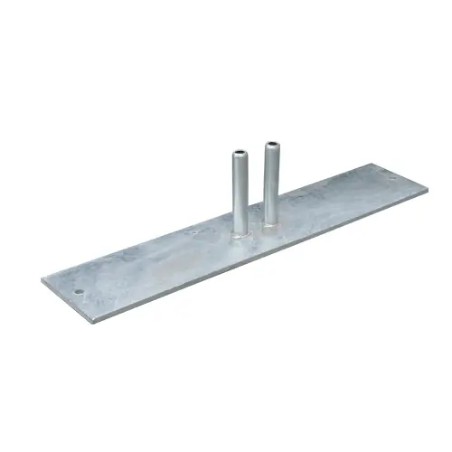 Base plana con placa (860 x 100 x 7.75 mm)