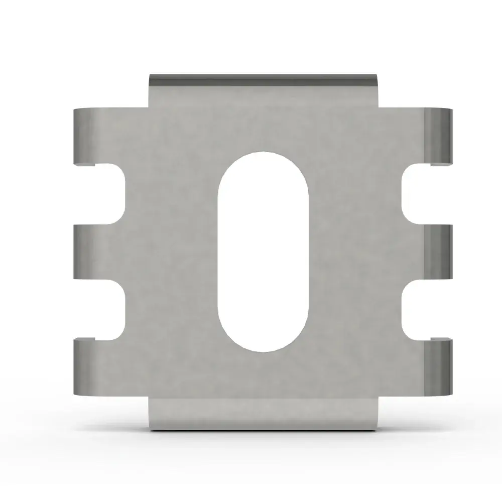 Clip tipo araña para poste 2"x2" con tornillos de seguridad