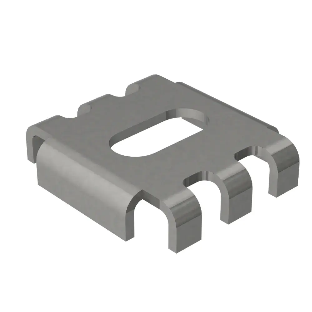 Clip tipo araña para poste 3"x3" con tornillos de seguridad