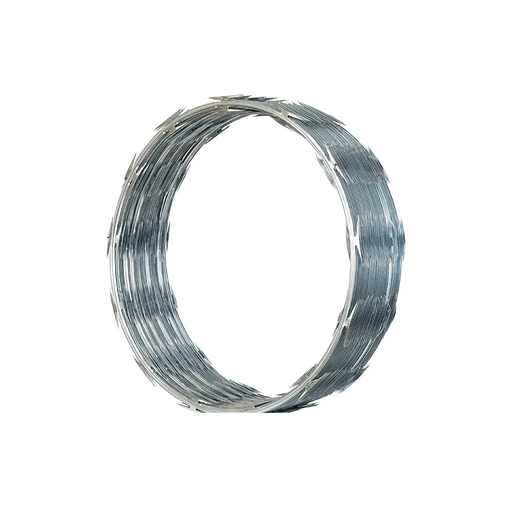 Razor ribbon / alambre tipo navaja CBT-65 (rollo 10 m, 5 kg)