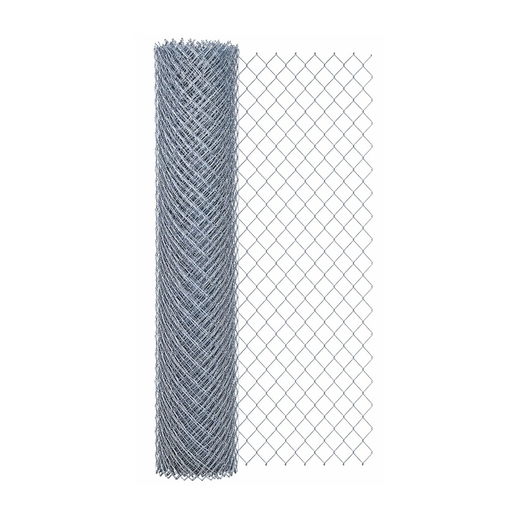 Malla Ciclónica 2.0×25m — Rombo 2" — Calibre 13 — 2.49 mm — Galvanizada