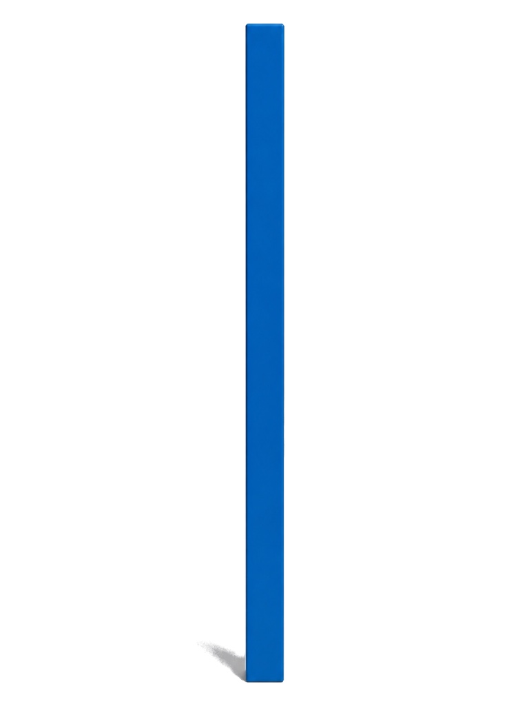 Poste pre-cortado 3"×3" — 3.0 m — Pintado Azul (RAL 5017)