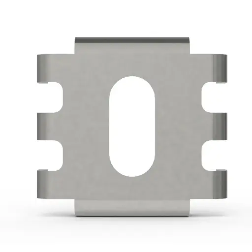 [CLP-ARA-2x2] Clip tipo araña para poste 2"x2" con tornillos de seguridad