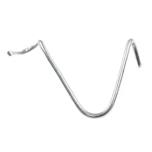 [CLP-TIPV-T] Clip tipo V para poste T (galvanizado en caliente)