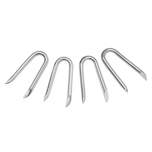 [GRP-U-50000] Grapas tipo U (50,000 piezas, aprox. 325 kg; MOQ 500 kg)